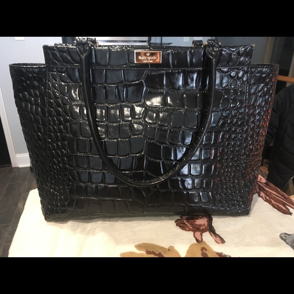 Kate Spade Ridgely Ave Alice Croco Tote WKRU2707